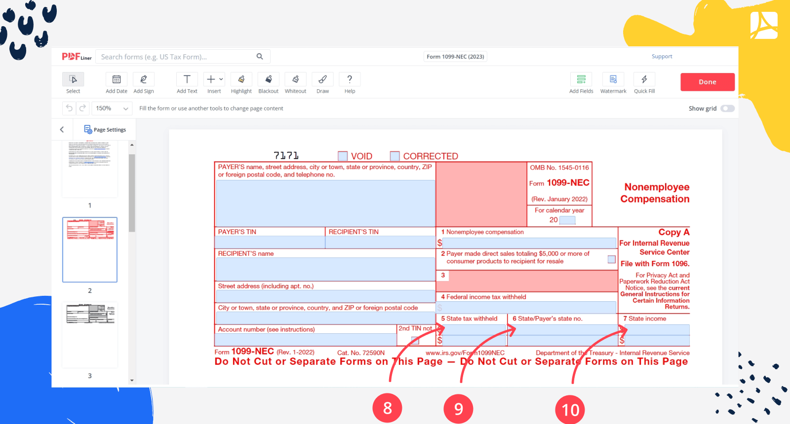 How to Fill Out a 1099NEC Form Top Form 1099NEC Instructions